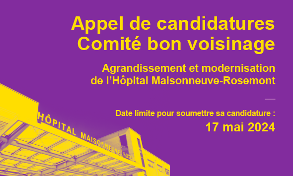 Comité bon voisinage de l'Hôpital Maisonneuve-Rosemont